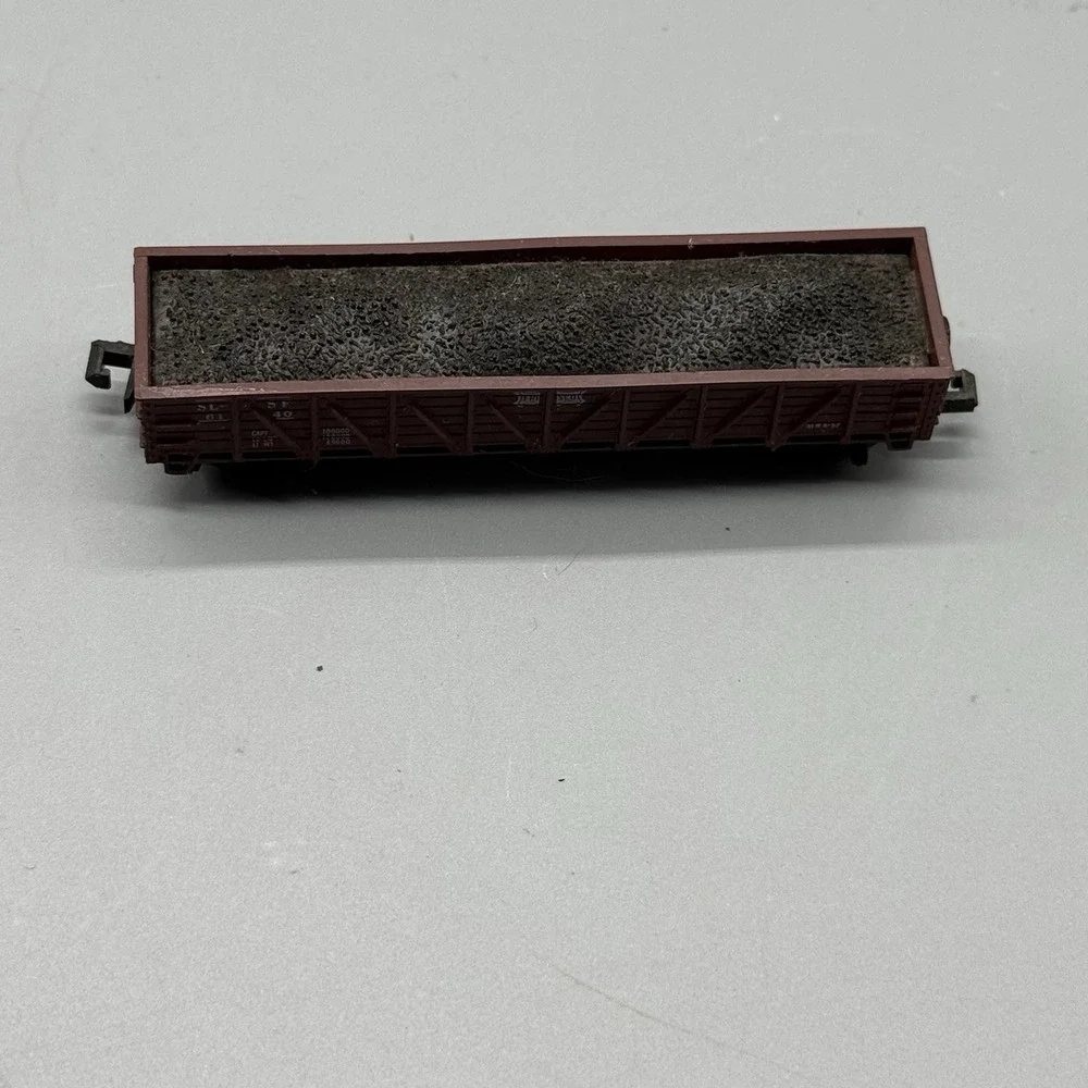 Bachmann N Scale SL-SF Frisco Gondola Coal Load #6140 Brown Model Train Car